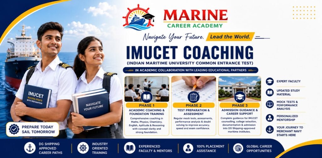 MARINE CAREER ACADEMY imucet banner